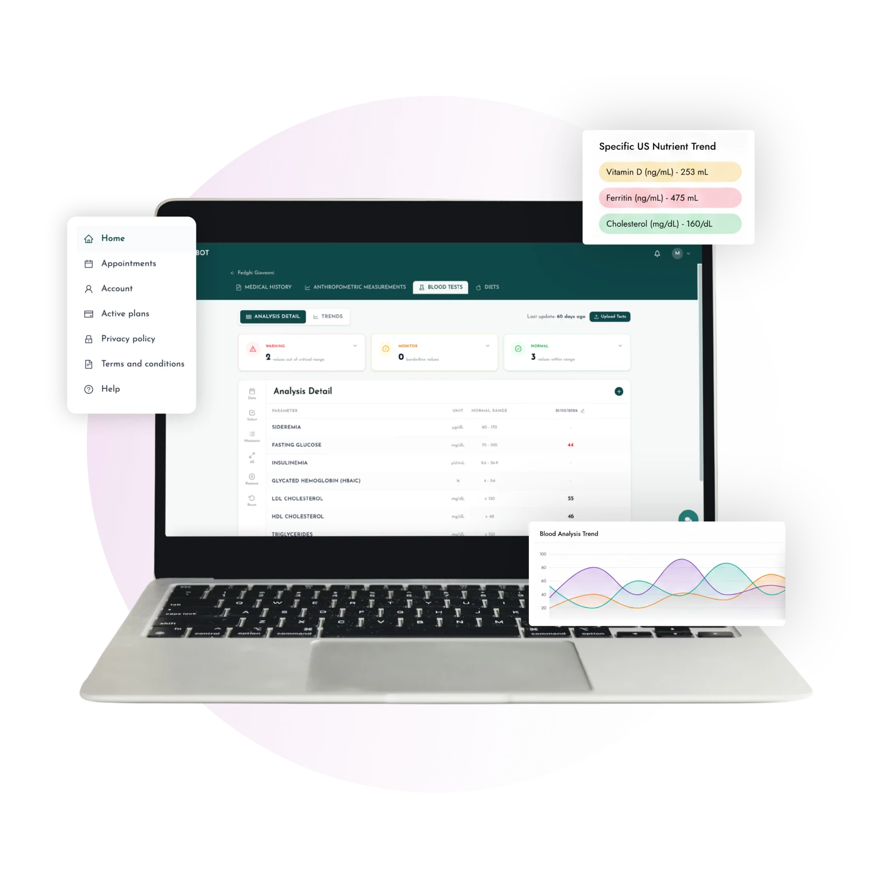 Sign up and add patients